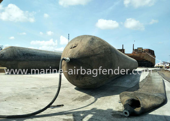 D1.5mxL16mx7 θαλάσσιος λαστιχένιος αερόσακος στρωμάτων για το σκάφος που προωθεί και που ελλιμενίζει